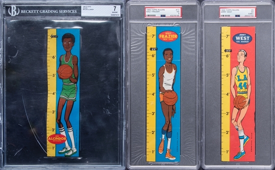 1969/70 Topps Basketball "Rulers" Complete Set (23) – Including Three Graded Examples!